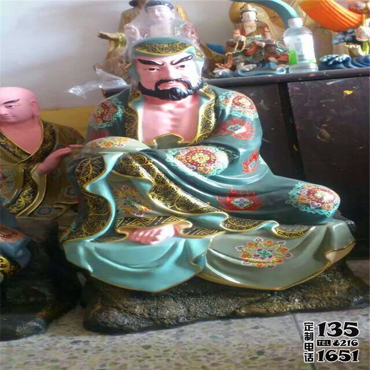 玻璃鋼彩繪寺廟景區供奉佛像十八羅漢雕塑 玻璃鋼彩繪寺廟景區供奉佛像十八羅漢雕塑